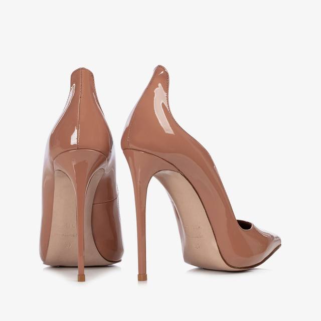 Le Silla Décolleté vernice marrone cake In Vendita