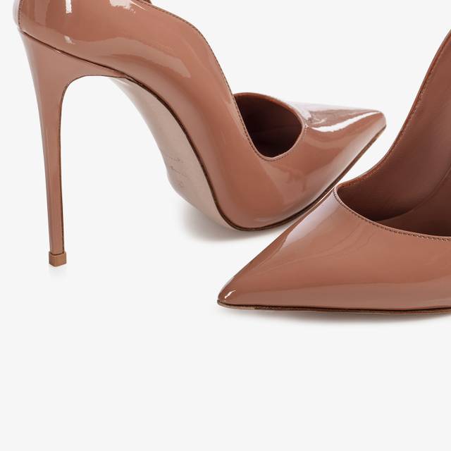 Le Silla Décolleté vernice marrone cake In Vendita