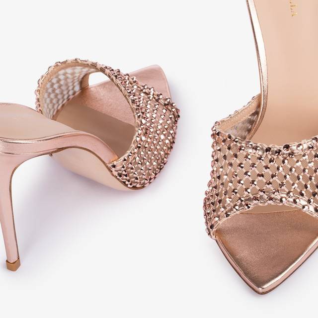 Le Silla Sandalo gioiello rete oro rosa Saldi Di Fabbrica