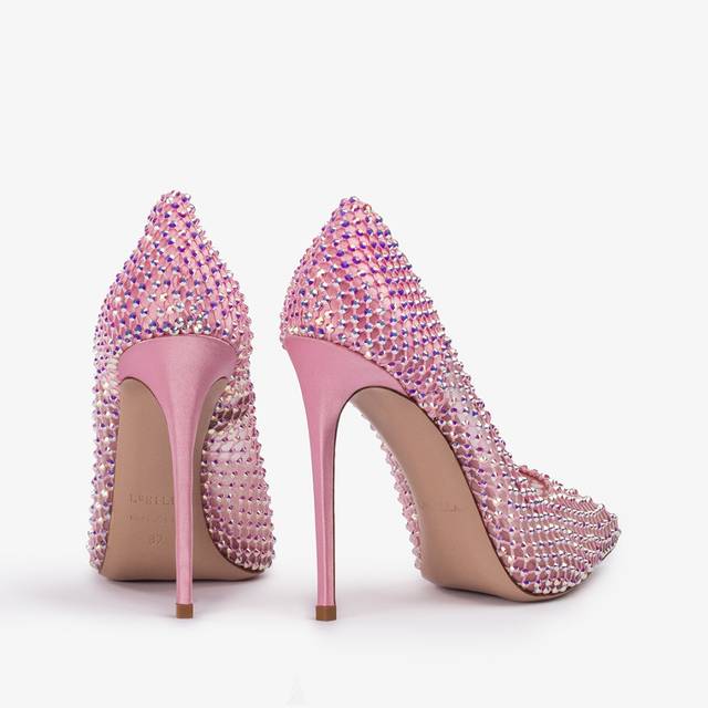 Le Silla Décolleté gioiello rete rosa dea Qualità