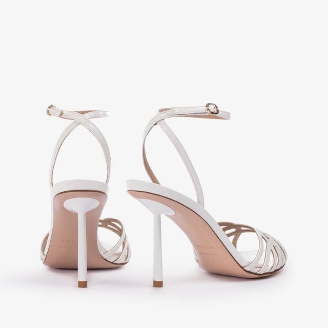 Le Silla Sandalo vernice bianco carta Promozione