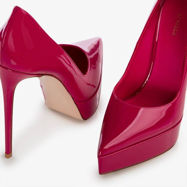 Le Silla Décolleté con plateau fucsia cosmopolitan Negozi Online