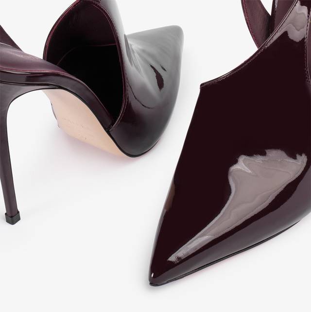 Le Silla Décolleté cut-out vernice rossa cherry Fino Al -60%