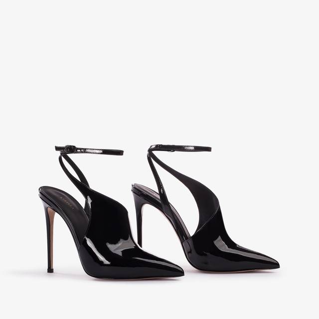Le Silla Décolleté cut-out vernice nera Shopping Online