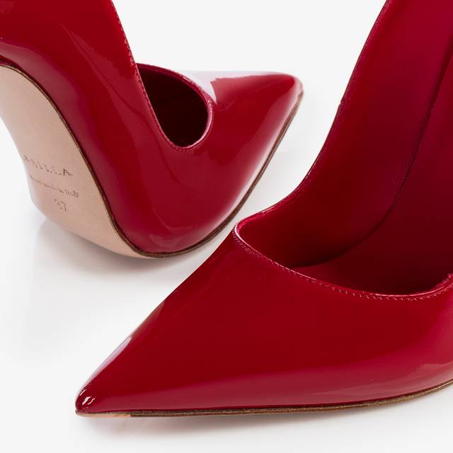 Le Silla Décolleté vernice rossa Prezzo Ridotto
