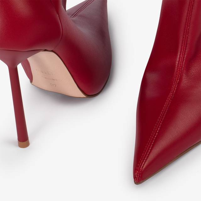 Le Silla Stivale sopra il ginocchio pelle vegan stretch rosso Saldi