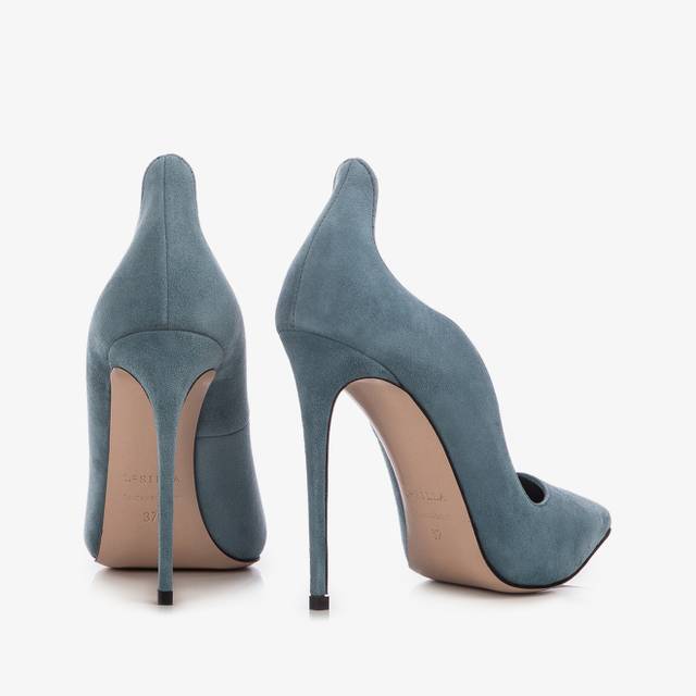 Le Silla Décolleté camoscio azzurro istanbul Hotsell