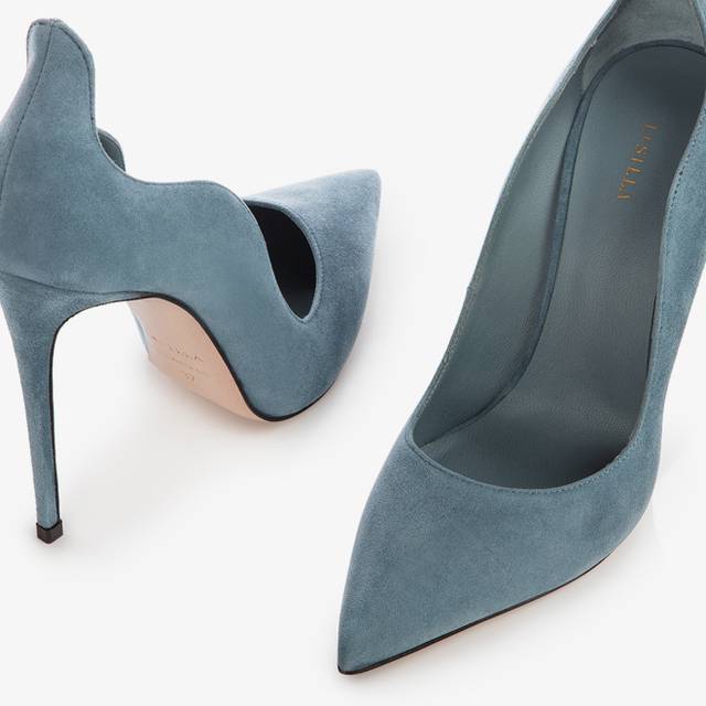 Le Silla Décolleté camoscio azzurro istanbul Hotsell