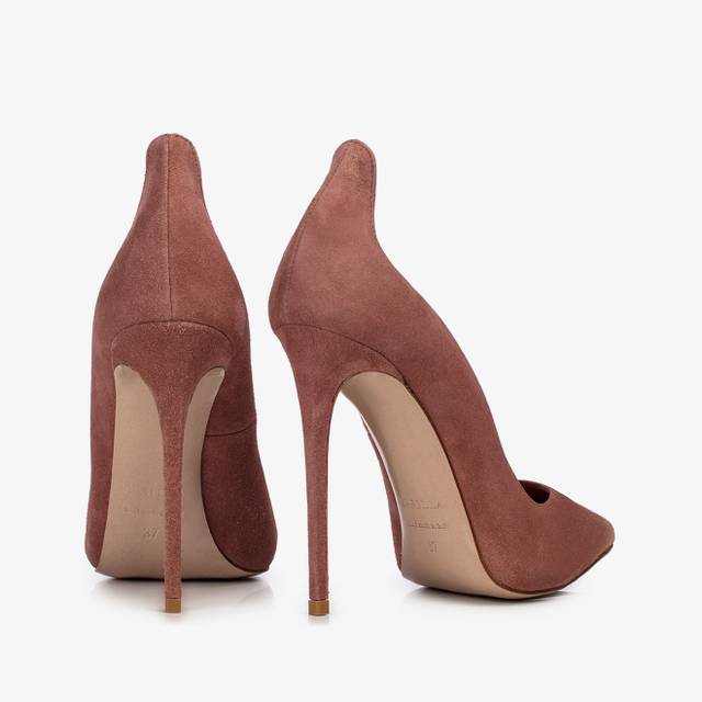 Le Silla Décolleté camoscio marrone cake Italia