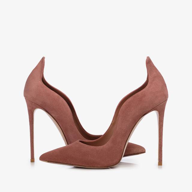 Le Silla Décolleté camoscio marrone cake Italia