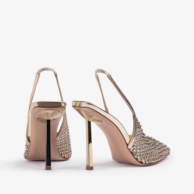 Le Silla Slingback gioiello rete platino Soddisfazione Garantita