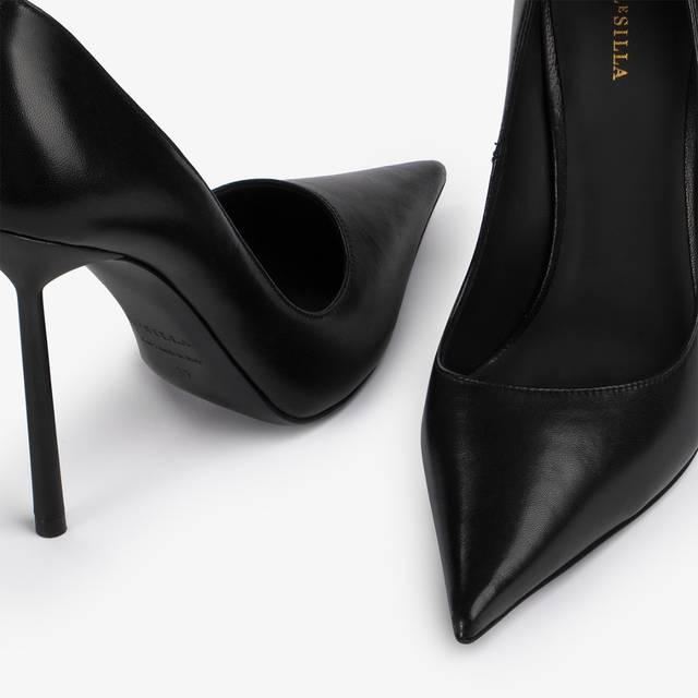 Le Silla Décolleté pelle nera Acquista Ora