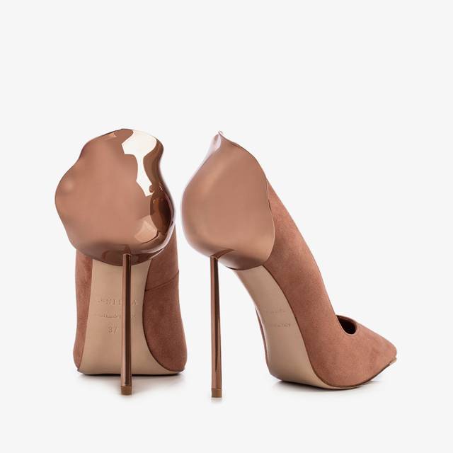 Le Silla Décolleté camoscio marrone cake Offerte