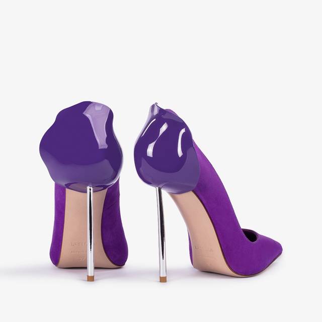 Le Silla Décolleté camoscio viola queen Hotsell