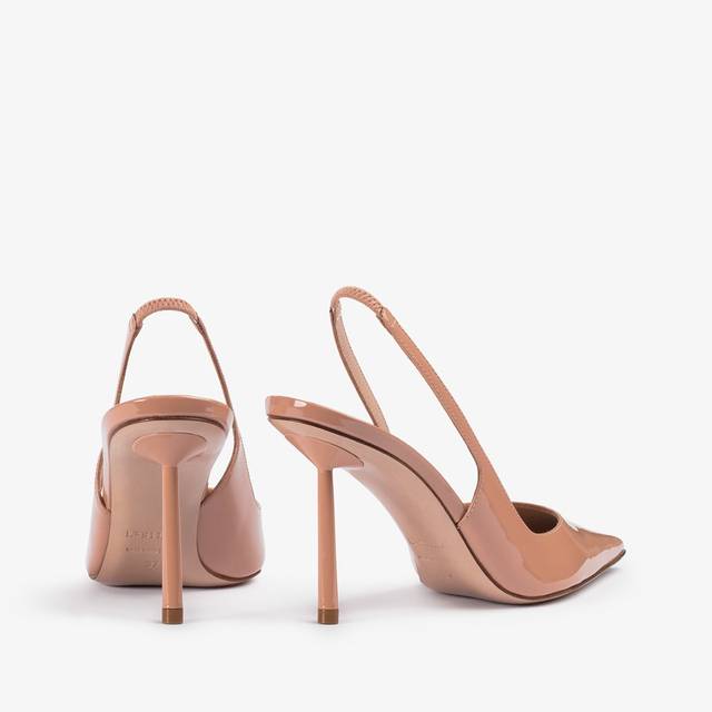 Le Silla Slingback vernice nude phard Vendita Calda