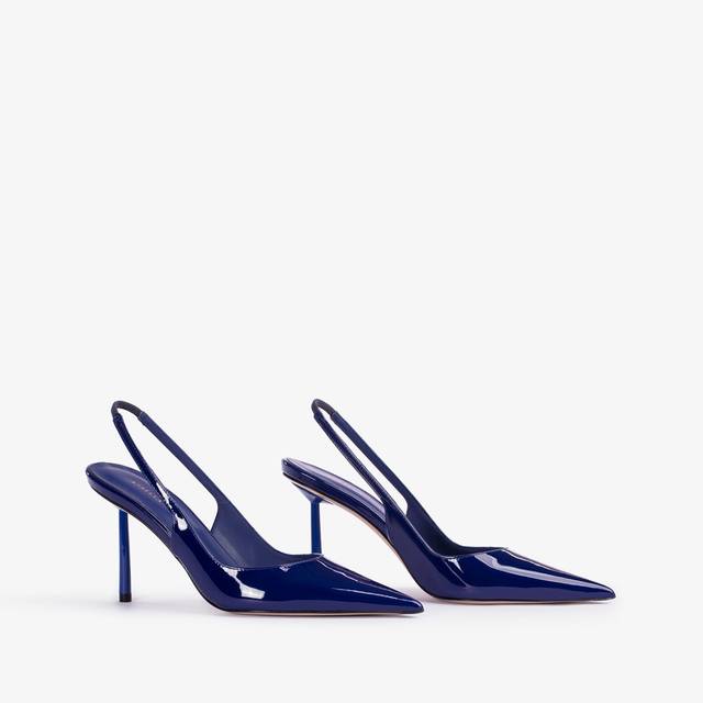 Le Silla Slingback vernice blu lazuli Vendita Economica