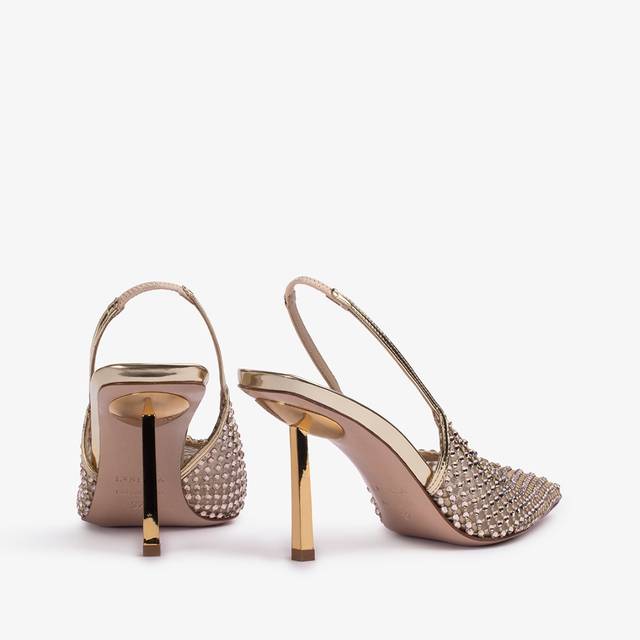 Le Silla Slingback gioiello rete e Cristalli platino I Più Venduti