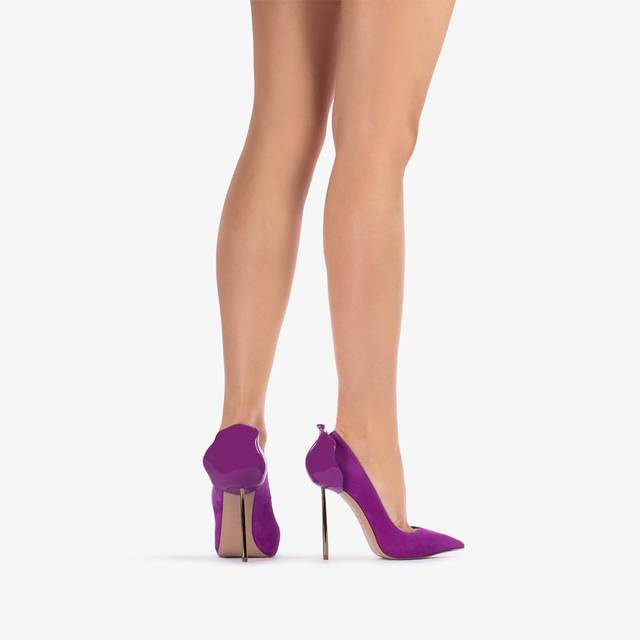 Le Silla Décolleté camoscio lavanda darling Nuovo