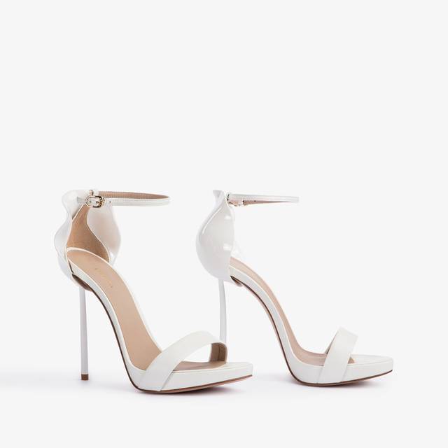 Le Silla Sandalo pelle bianco carta Promozione