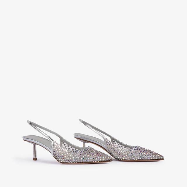 Le Silla Slingback gioiello rete argento eclissi Affare Del Giorno