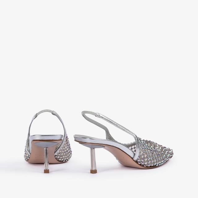 Le Silla Slingback gioiello rete argento eclissi Affare Del Giorno