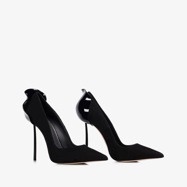 Le Silla Décolleté camoscio nera Convenienza