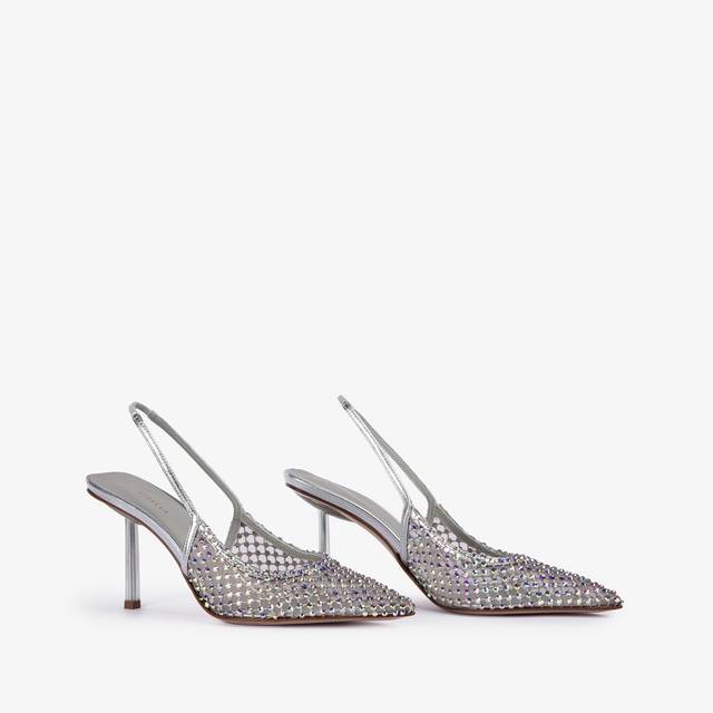 Le Silla Slingback gioiello rete argento eclissi Novità