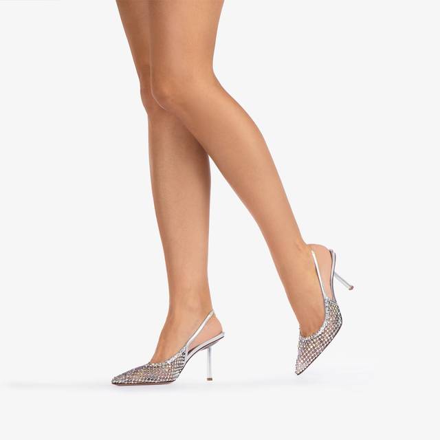 Le Silla Slingback gioiello rete argento eclissi Novità