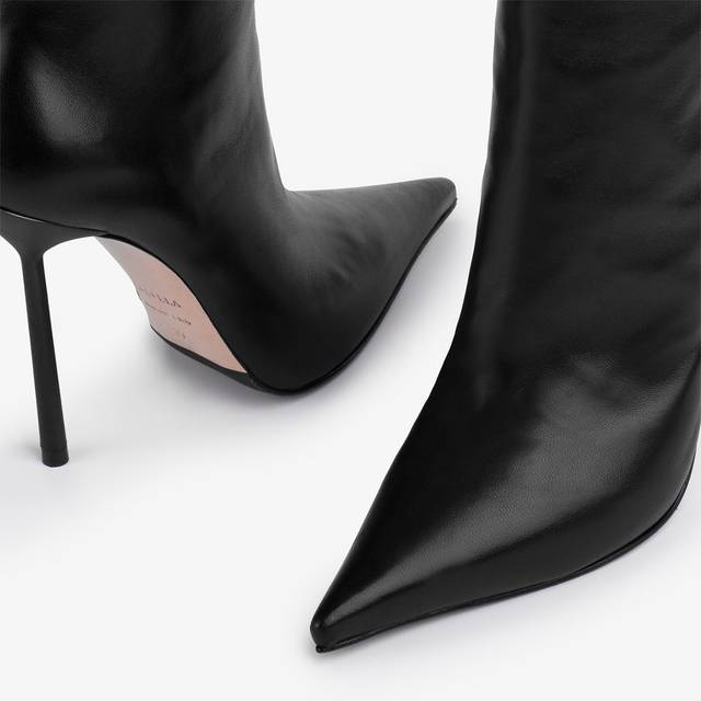 Le Silla Stivale al ginocchio pelle nero In Vendita