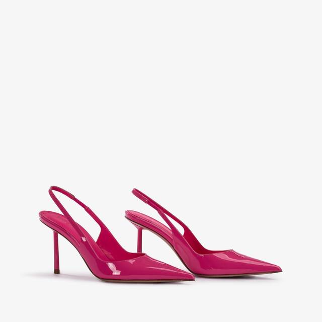 Le Silla Slingback vernice fucsia party Vendite Flash