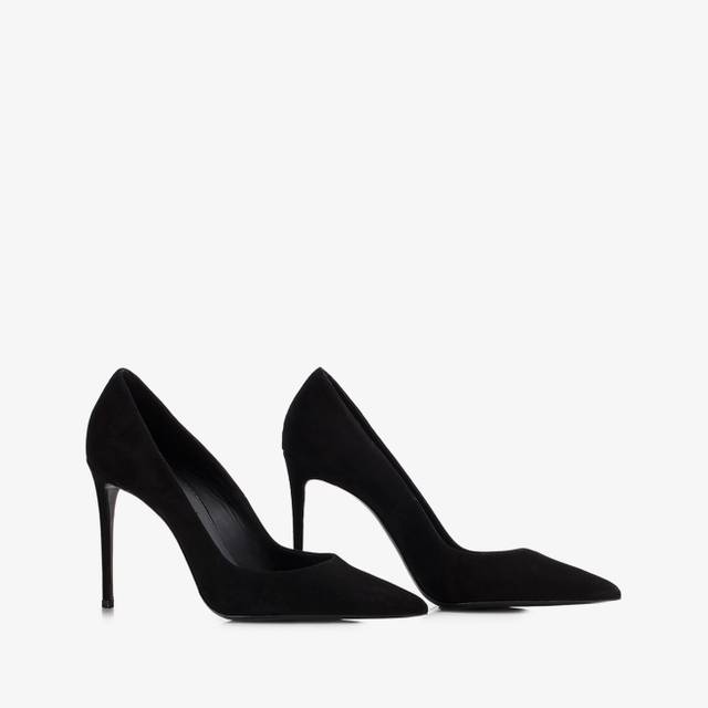 Le Silla Décolleté camoscio nero Moda