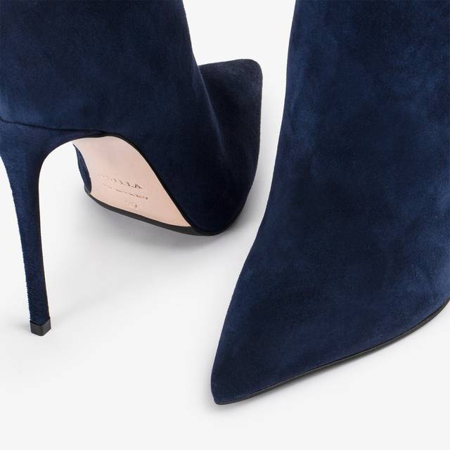 Le Silla Stivaletto camoscio blu navy Enormi sconti
