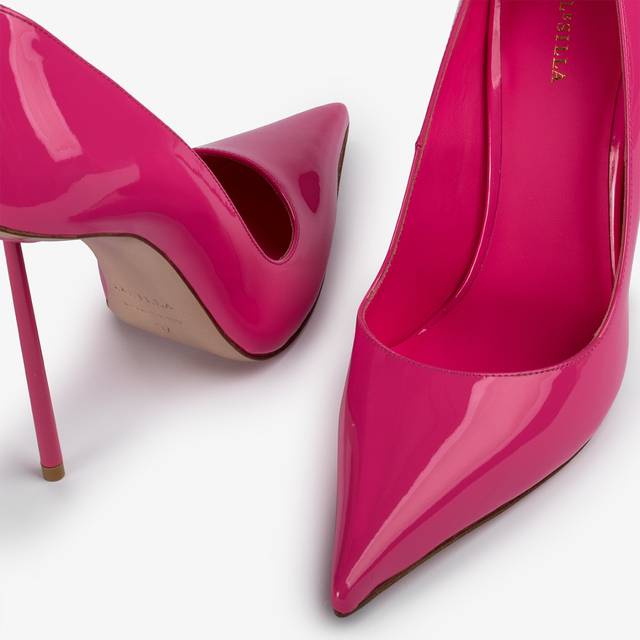 Le Silla Décolleté vernice fucsia party Novità