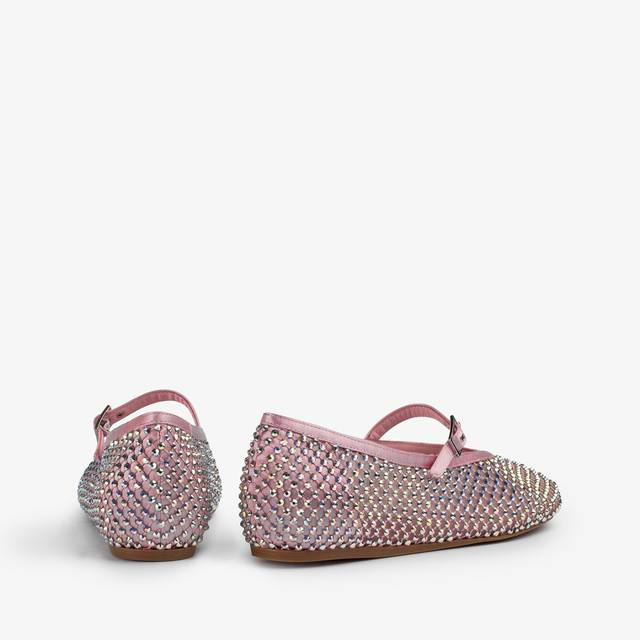 Le Silla Ballerina gioiello rete rosa dea con Cristalli iridescenti Sconto