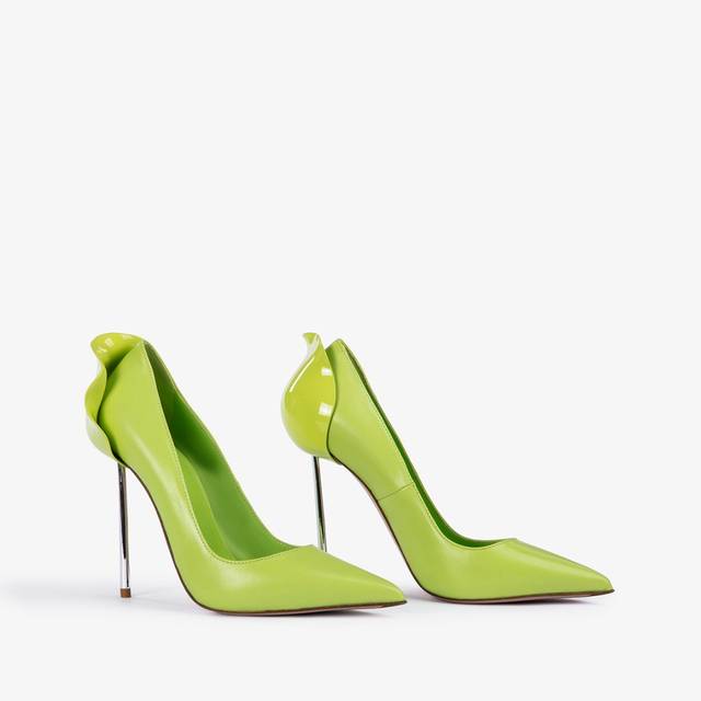 Le Silla Décolleté pelle verde apple Negozio