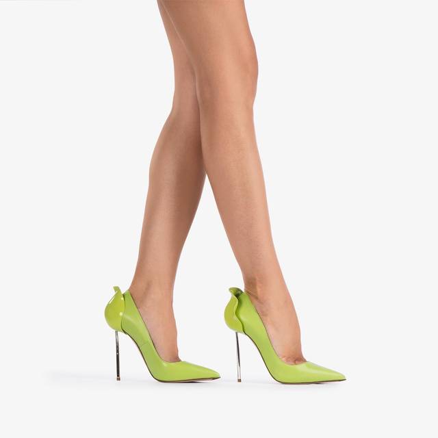 Le Silla Décolleté pelle verde apple Negozio