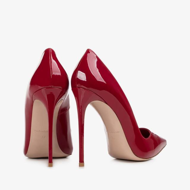 Le Silla Décolleté vernice rossa Vendita