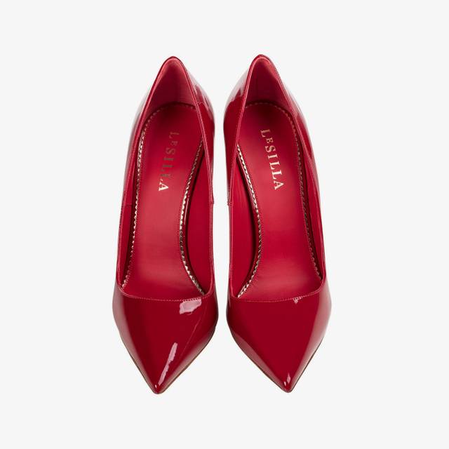 Le Silla Décolleté vernice rossa Vendita