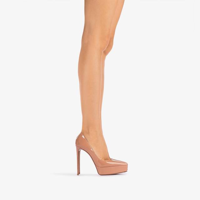 Le Silla Décolleté con plateau vernice nude phard Online