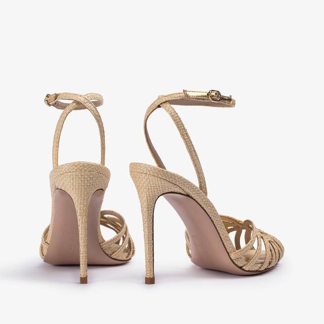 Le Silla Sandalo rafia beige naturale Saldi