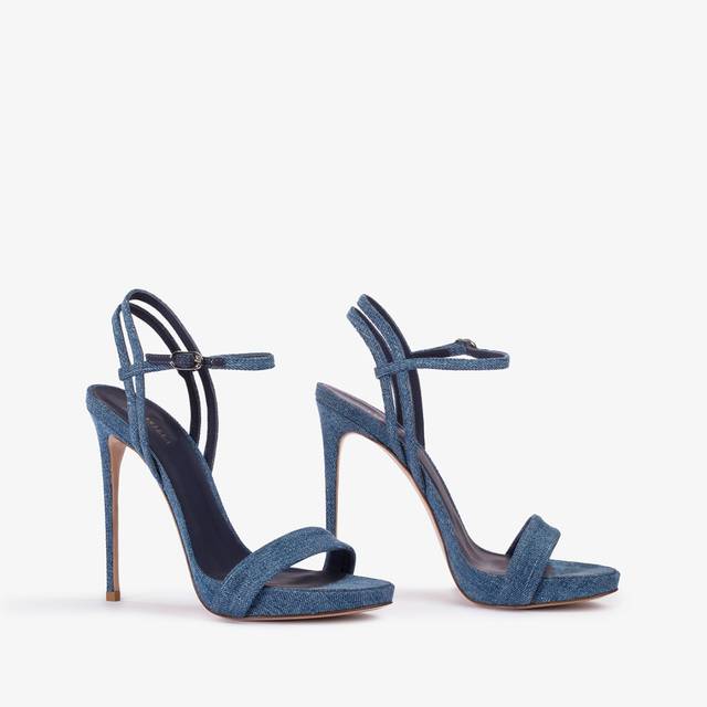 Le Silla Sandalo denim blu Nuova