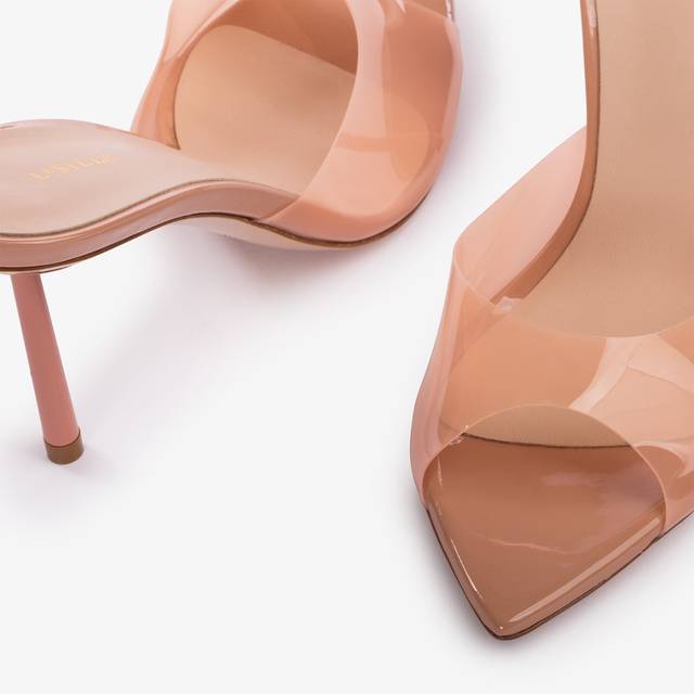 Le Silla Sandalo mule plexy nude phard Spedizione Gratuita