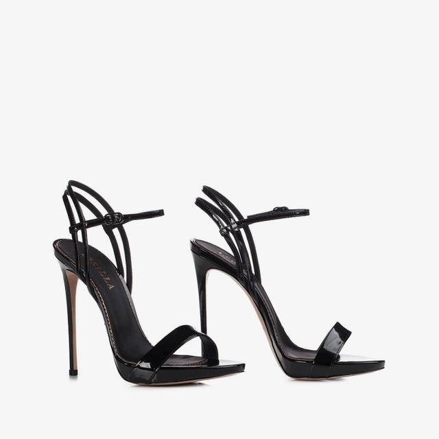 Le Silla Sandalo vernice nero Promozione Limitata