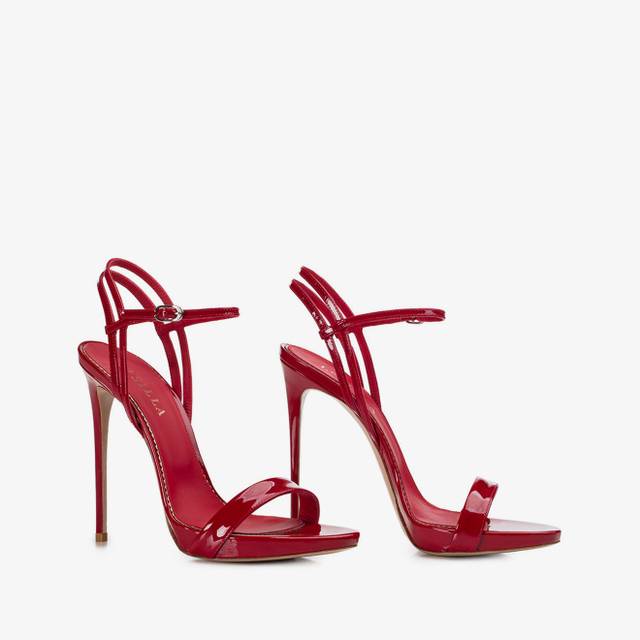 Le Silla Sandalo vernice rosso Sottocosto