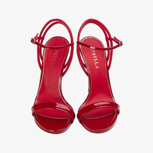 Le Silla Sandalo vernice rosso Sottocosto