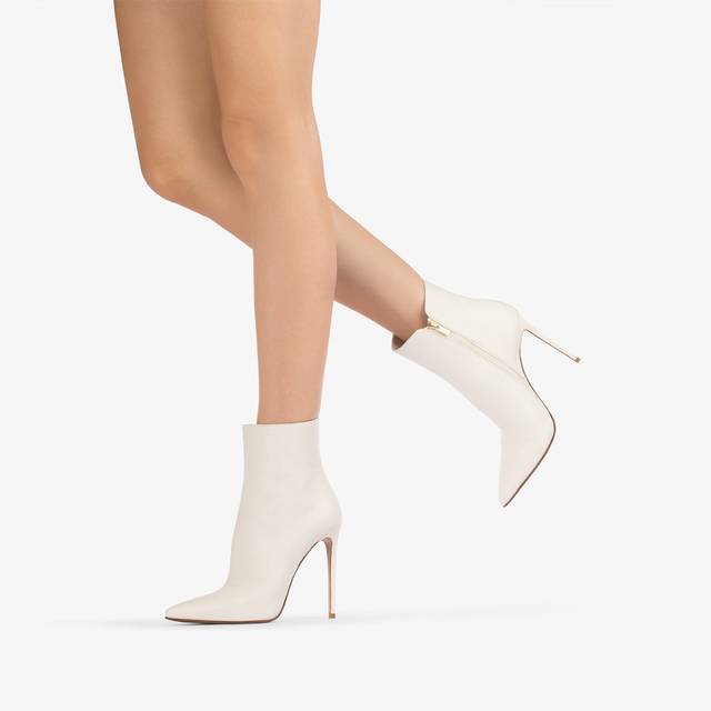Le Silla Stivaletto nappa bianco milk Sconto