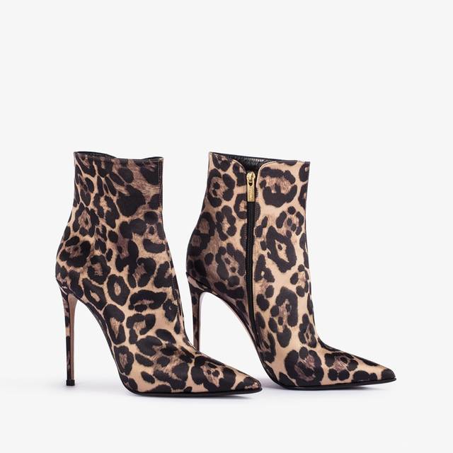 Le Silla Stivaletto raso stampa leopardo Offerta