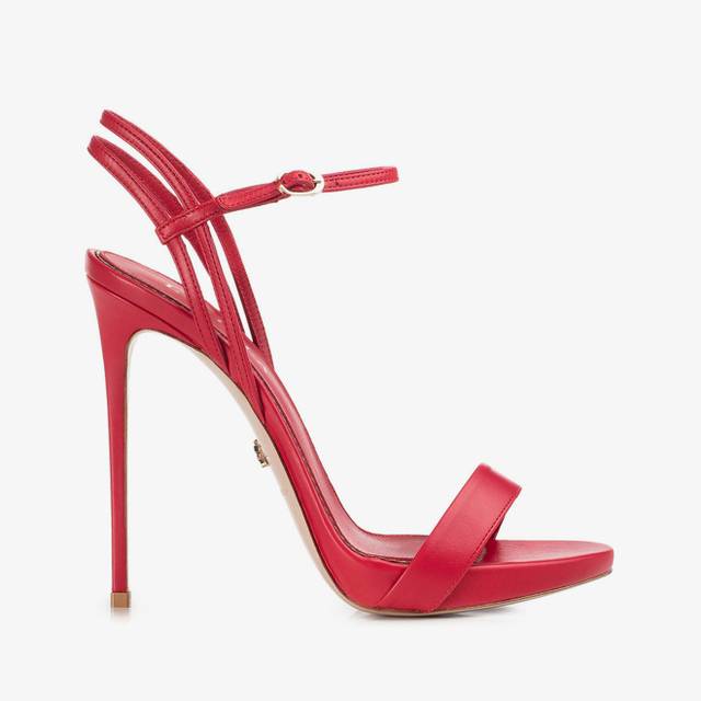 Le Silla Sandalo pelle rosso Outlet