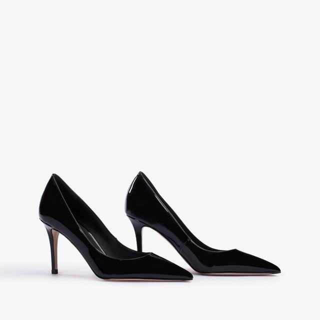 Le Silla Décolleté vernice nera Vendita Calda