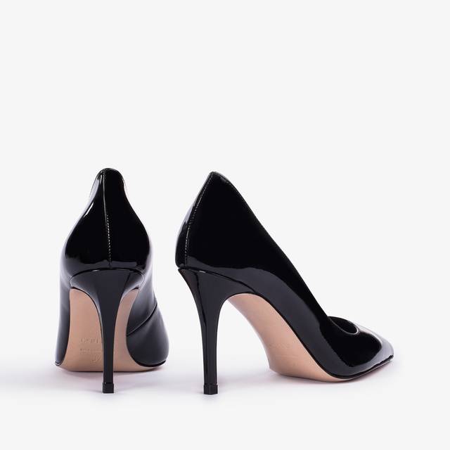 Le Silla Décolleté vernice nera Vendita Calda
